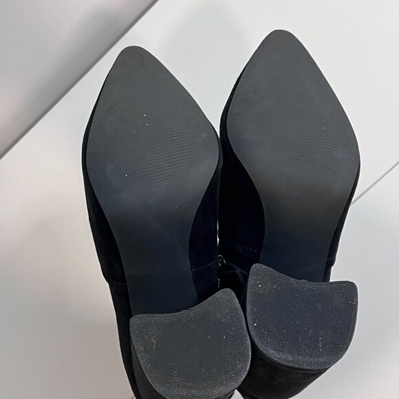 Steve Madden Block Heel Suede Boots Size 6 - Picture 3 of 5